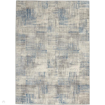 Solace SLA03 Ivory/Grey/Blue Rug-Nourison-Rug Love - The Most Loved Rug Store